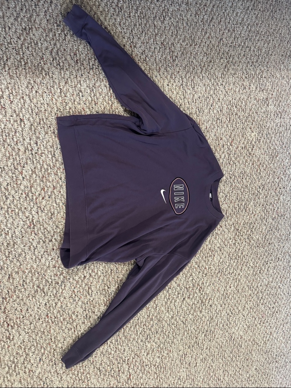 Nike Deep Purple Logo Crewneck Sweatshirt